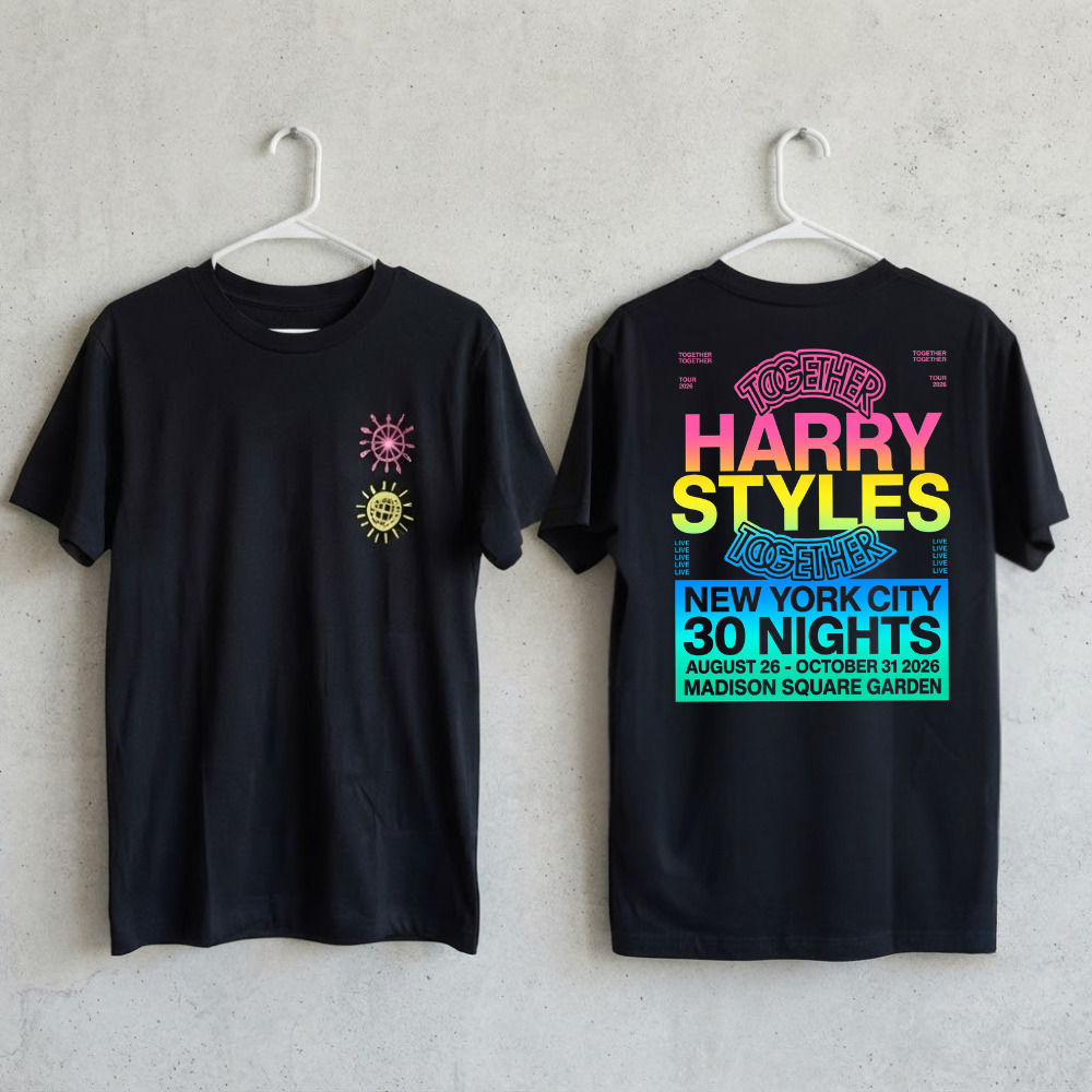 Harry Styles Together New York City 30 Nights Madison Square Garden Tour T-Shirt